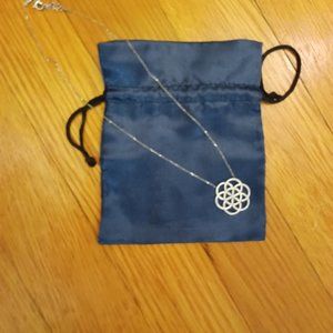 Silver Flower Necklace